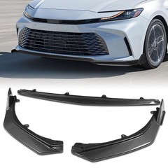 3pcs Front Bumper Lip Spoiler Body Kit for 2025-2027 Toyota Camry LE/XLE Carbon