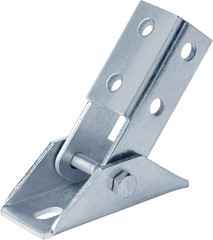 2 Pack Adjustable Angle Bracket for 1-5/8″ Strut Channel,3/16″ Thick | Heavy Dut