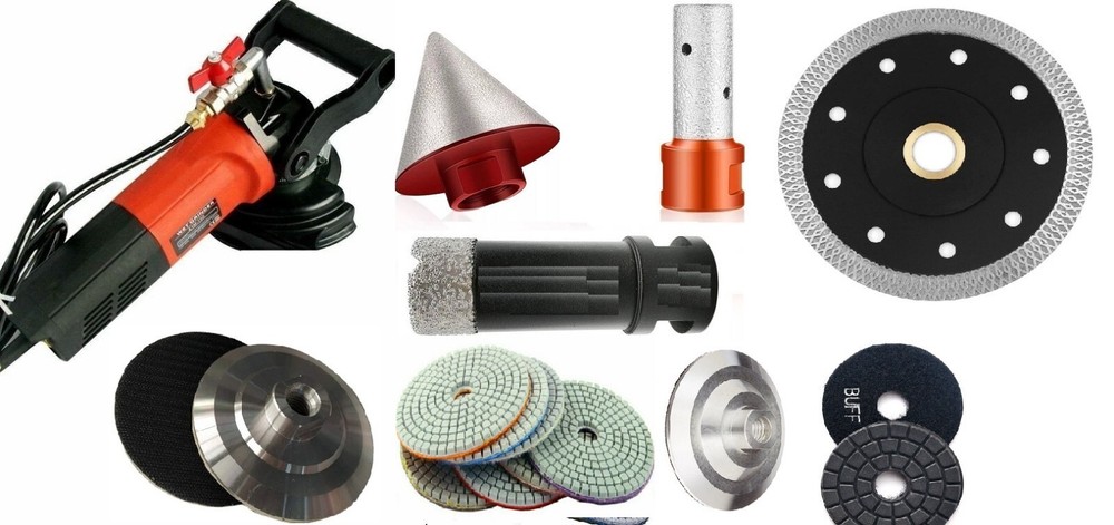 wet polisher marble ceramic porcelain chamfer core bit blade stone floor buffer