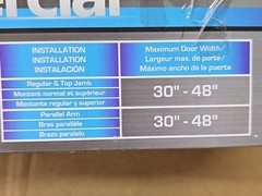ProSource C501-AB-SA-AS Door Closer, Non-Handed, Automatic, Aluminum, Silver