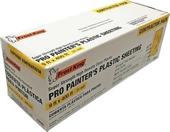 Strong High Density Painter’s Plastic Sheeting 9′ x 400′ for Mess-Free Projects