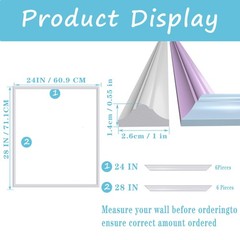 Ktinitk 3 Set Panels Peel And Stick Premade Wainscoting Accent Wall Panels For