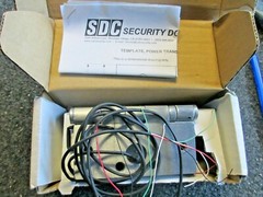 NOS SDC 4 wire POWER TRANSFER HINGE PTH-4-QDPS BRUSHED CHROME #130095
