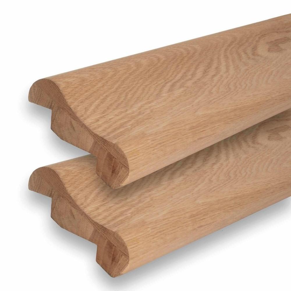 Outwater 1-3/8″ H x 4-3/8″ W Unfinished Red Oak Chicago Bar Rail