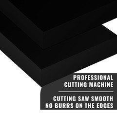 Black HDPE Block Plastic Sheet High Density Polyethylene Rectangular Solid Ta…