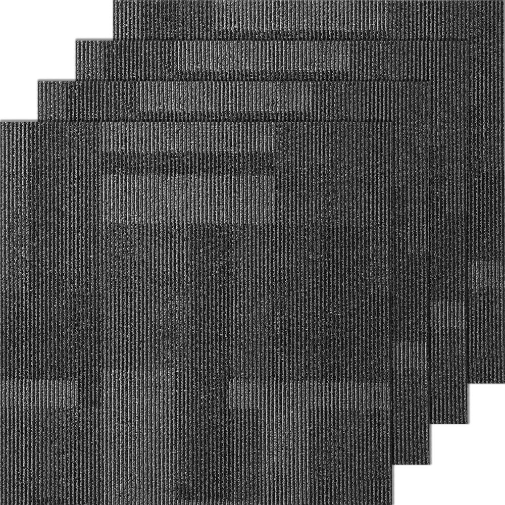 New/Carpet Tiles Reusable, 24″x 24″Carpet Squares With Padding Attached, Soft Pa