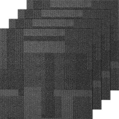 New/Carpet Tiles Reusable, 24″x 24″Carpet Squares With Padding Attached, Soft Pa