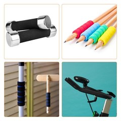Foam Grip Tubing Handle Grips 28mm ID 38mm OD 10″ Blue for Utensils
