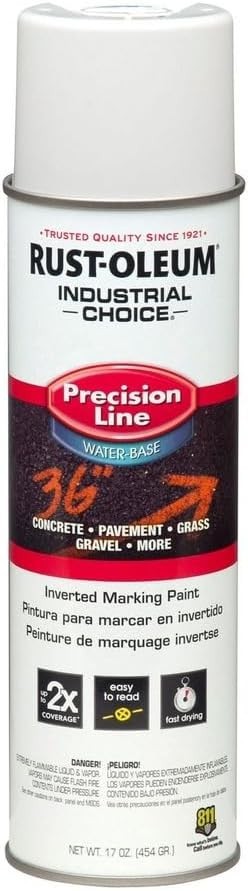 12-Pack Rust-Oleum 203039 Industrial Inverted Water-Based Marking Spray AU131