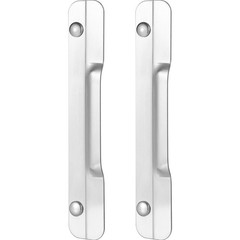 Gisafai 2 Pcs 1-3/4″ x 10″ Door Latch Guard Plate Electroplated Carbon Steel…