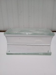 Weck SEVES GLASS BLOCK NOS NEW! 4 x 8 x 3-7/8″ 197X95X98MM CLASS 1 CZECH