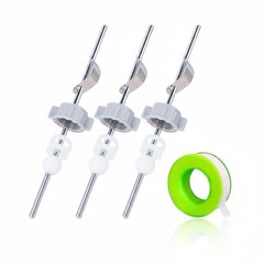 17-Pack Lavatory Pop-Up Drain Repair Kit Center Piece Assembly Chrome Bathroom