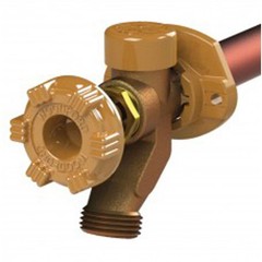 Woodford 17CP-4-MH Wall Faucet CP Inlet 4-Inch Metal Handle