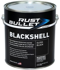 BlackShell – Gloss Black – 1 Pint – Corrosion Preventive Coating, UV Resistant
