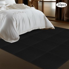 20 Pcs Square Carpet Peel and Stick Floor Carpet Self-Adhesive Carpet 60*60cm