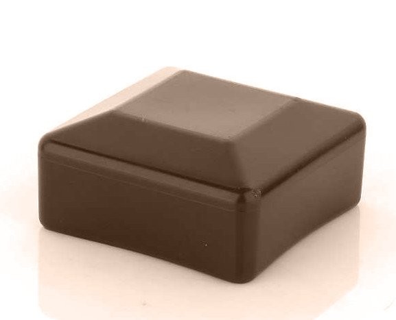 Fence Post Cap 100x100mm Fence Caps Brown Post Cap Pyramid Square