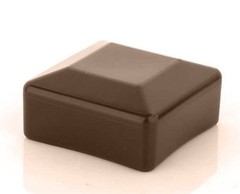 Fence Post Cap 100x100mm Fence Caps Brown Post Cap Pyramid Square