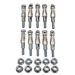 Gripple No.2 UniGrip Fastener with 3/8″ Side Exit Stud, 120lb Load, 10 Pk