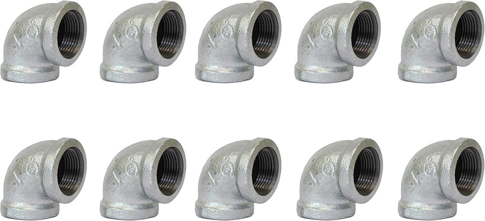 Inc Galvanized Pipe Fittings | 3/4″ 90 Degree Elbow | Class 150 | for Malleable