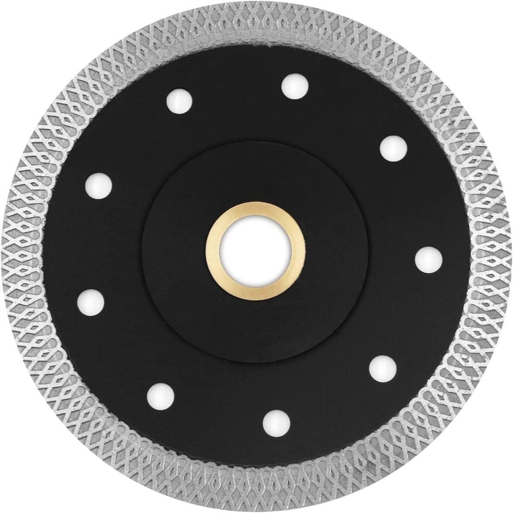 5″ Diamond Mesh Rim Turbo Blade for Chip-Free Cut 1050ft+ Ceramic/Marble Cutter