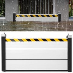 Aluminum Flood Barrier 48.03×23.62in for Front Door/Basement Entrance/Backyard