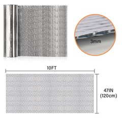 VUAOHIY Double Reflective Insulation Roll, 47 in X 10 FT Window 47 x 10 ft