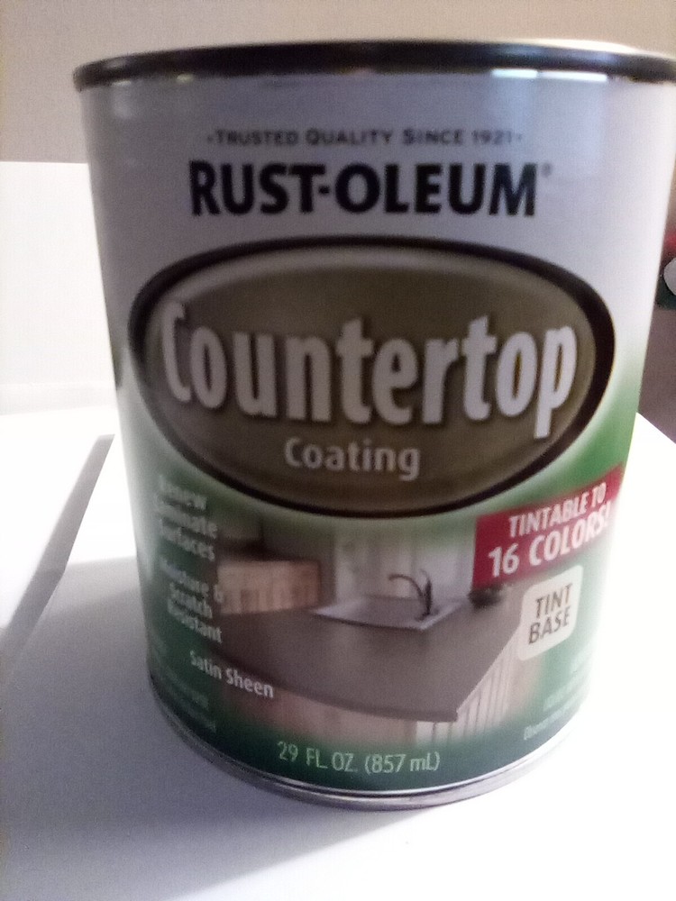 RustOleum COUNTERTTOP COATING Tint Base (COLORS 2ND PICTURE) 29 Oz. FREE SHIP