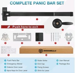 32 Inch Commercial Push bar Panic Exit Device for Emergency Exit Doors 32″ to 48