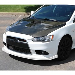 3Pcs Front Bumper Lip Kit for Mitsubishi Lancer Ralliart GT GTS 2009-2015 White