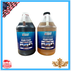 New 2-Part Expanding Pour Foam 6 lb Density 1 Gallon Insulation Kit