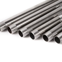 1Pc Stainless Steel Double Male Thread Extension Tube 1/2″3/4″1″ Garden Irrigati