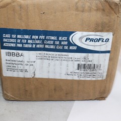 Proflo Bushing Pipe Fitting Malleable Iron Black 1/4″ x 1/8″ IBBBA