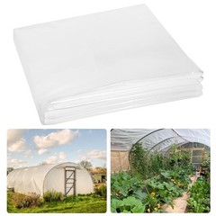 10×20 FT Greenhouse Plastic Sheeting, Transparent Greenhouse Film for Summer,…