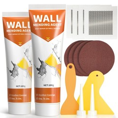 Drywall Repair Kit,Wall Patch Repair Kit,2 Pack Wall Patching Agent,Simple Fi…