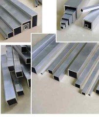 Aluminium Alloy Square Tube Hollow DIY Decoration Height 6-25mm Length 300 500mm