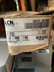 New LCN DOOR CLOSER 3133 LH (LEFT HANDED) WMS, 689 FINISH, STD