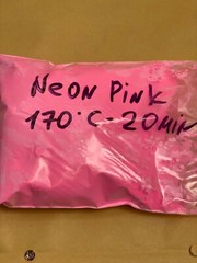 SET of 5 NEON colors Powder Coating Paint, 3.15oz/ 90g per color, total 1lb/450g