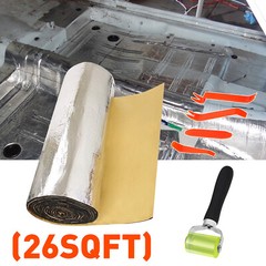 94″x39″ Automotive Sound Deadening Insulation Heat Barrier Noise Proof Deadener