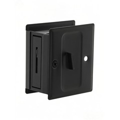 Privacy Sliding Door Lock with Pull, Solid Brass Pocket Door Privacy Lock, Ma…