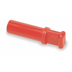 Legris 3126 60 00 Push-Fit Fitting Plug, 3/8 In Tube Size, Polymer, Red, 10 Pk