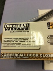NOS Opened Box Universal Hardware Door Closer Med Duty UH4052 Bronze U