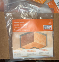 NEW Schluter Systems KERECK/FI10 Kerdi Inside Corner 10 Pcs Pack