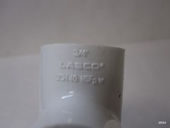 Pack of 10 | LASCO SCH 40 PVC Slip Tee 3/4″ | 401-007 22FL08