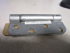 Self-Closing Door Hinge, 4 Inches, 5/8″ Radius Corner, Stainless Steel