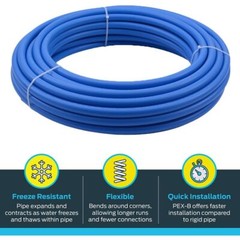 Sharkbite 3/4” X 100′ Blue Polyethylene Pex Coil Tubing