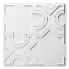 12-Pcs PVC Drop Ceiling Tiles&3D Wall Panels, 24 x 24 in Cover 48 Sq.ft