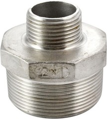 2“ to 1″ Male NPT Hex Nipple Pipe Fitting Reducer Adapter Connector SS 304