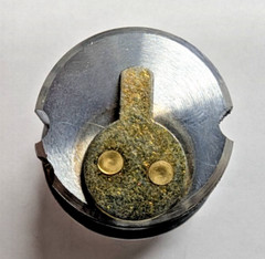 KSP 6/7 Pin IC Core Tapered Head Mortise Housing w/ Adams Rite cam in 26D Finish