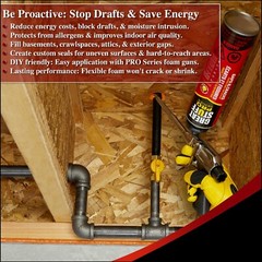Great Stuff PRO Gaps and Cracks 24 oz cans (12) + AWF 2ft Pro Foam Gun (2)
