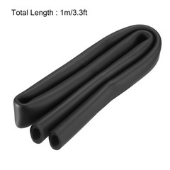 uxcell Foam Tubing for Handle Grip Support, Pipe 23mm x 33mm, Black
